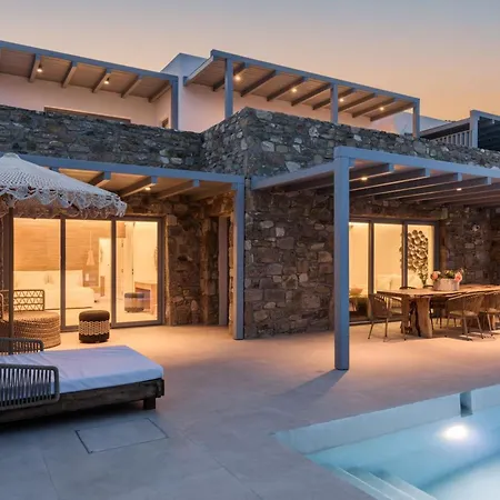 Villa Eden In Elia Mykonos Fteliá